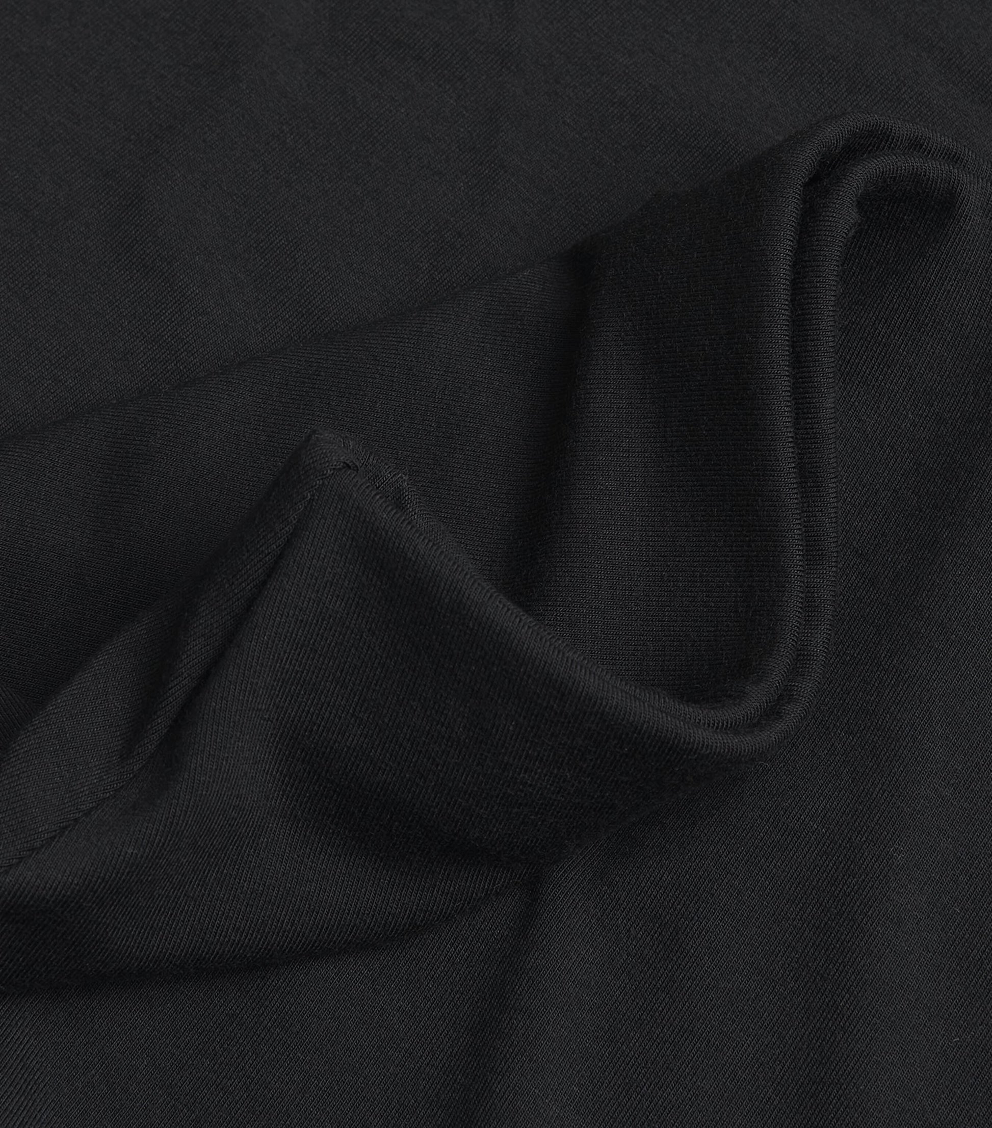 Black Smooth Layers Midi Skirt