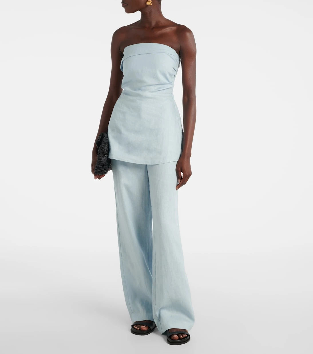 Faithfull - Lulea high-rise linen wide-leg pants