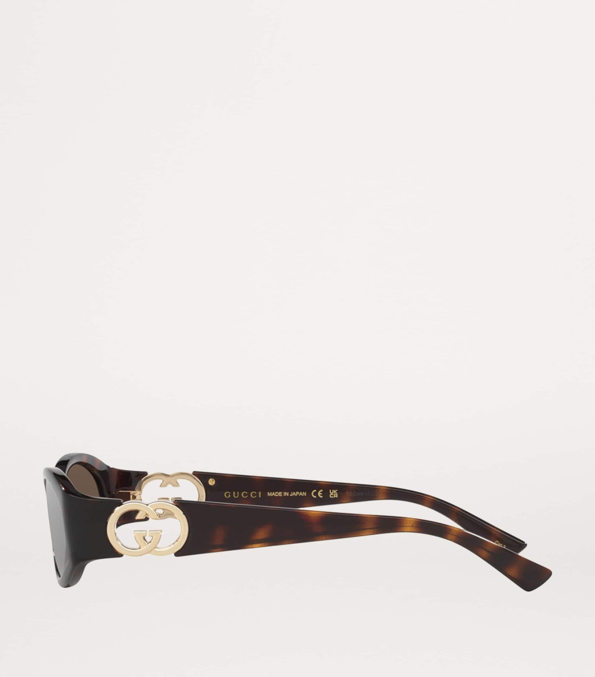 Brown Injected GG1660S Sunglasses