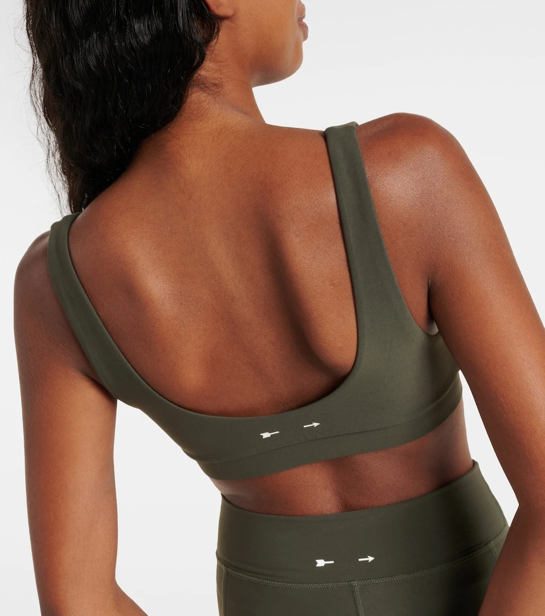 The Upside - Peached Daisy logo sports bra