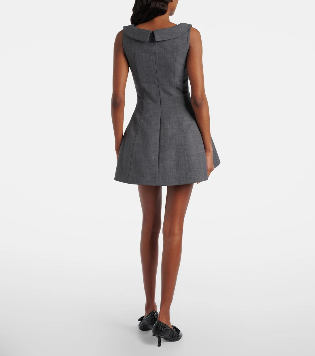 Shushu/Tong - Bow-detail twill minidress