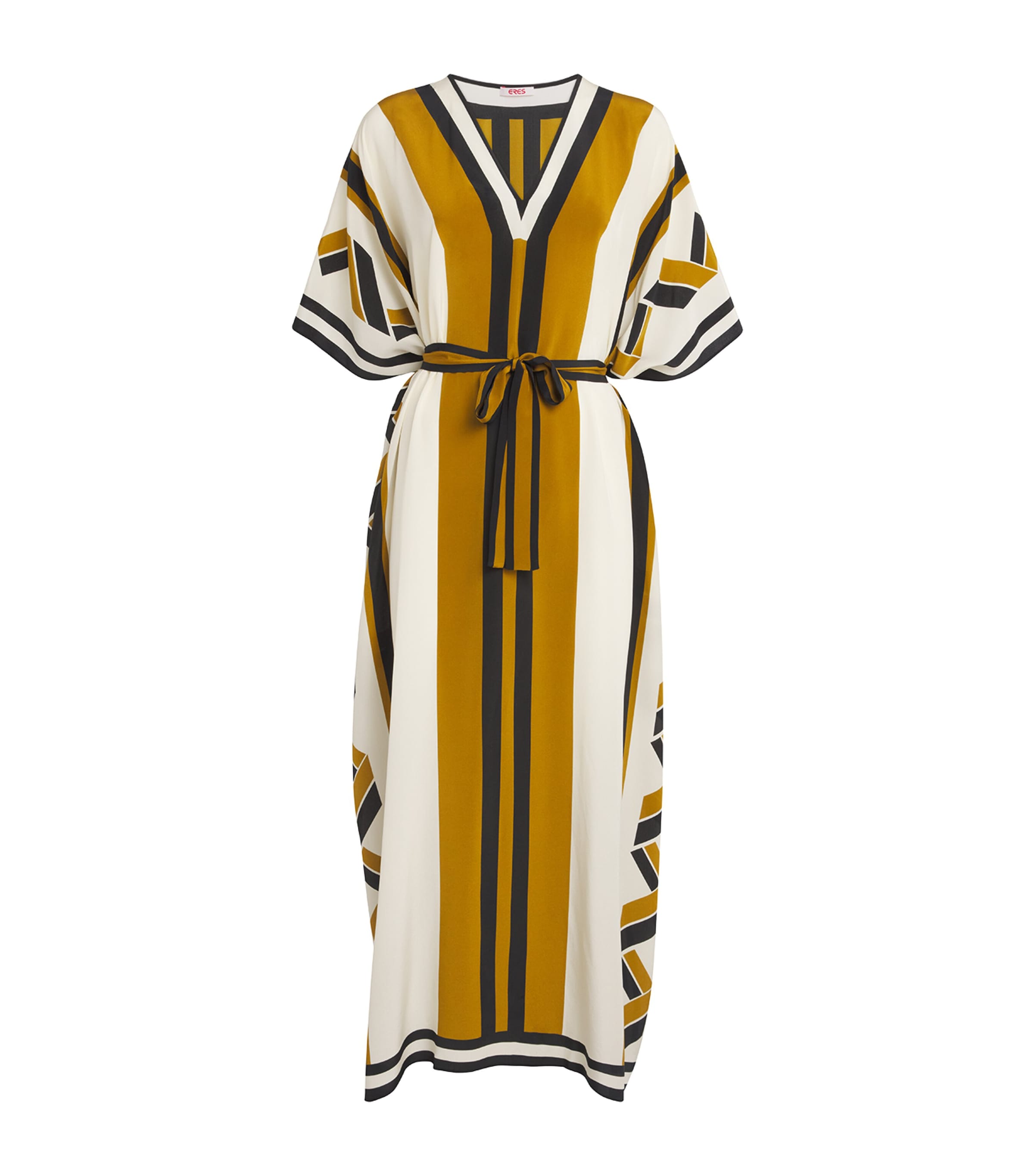 Multi Silk Stripe Kaftan
