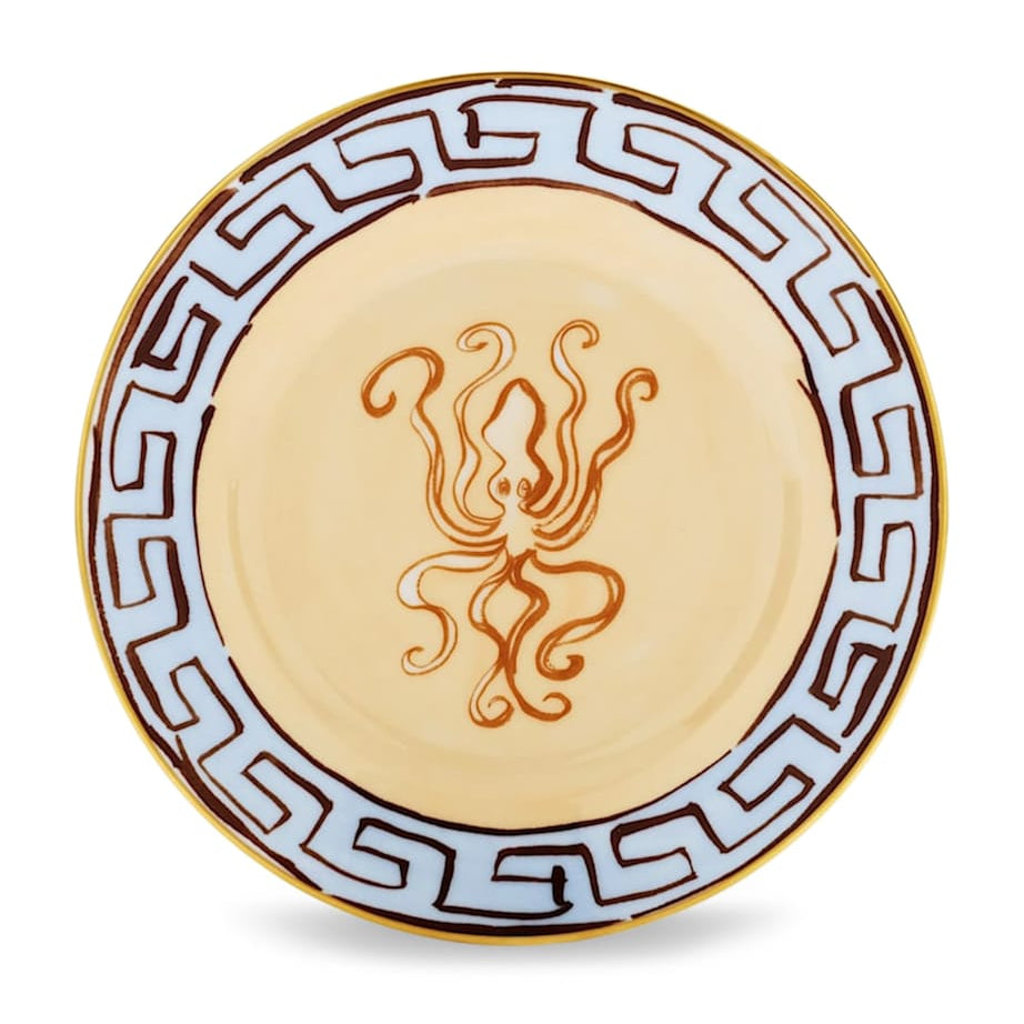 GINORI 1735 Porcelain Il Viaggio di Nettuno Bread Plate (16cm)