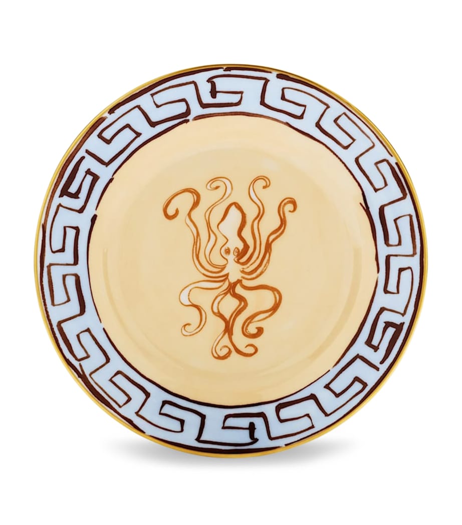 GINORI 1735 Porcelain Il Viaggio di Nettuno Bread Plate (16cm)