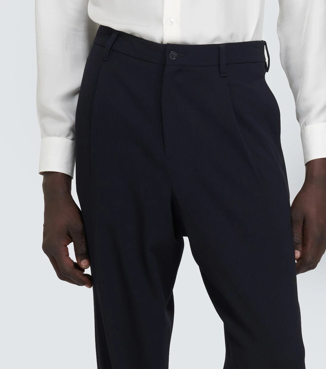 Giorgio Armani - Virgin wool straight pants