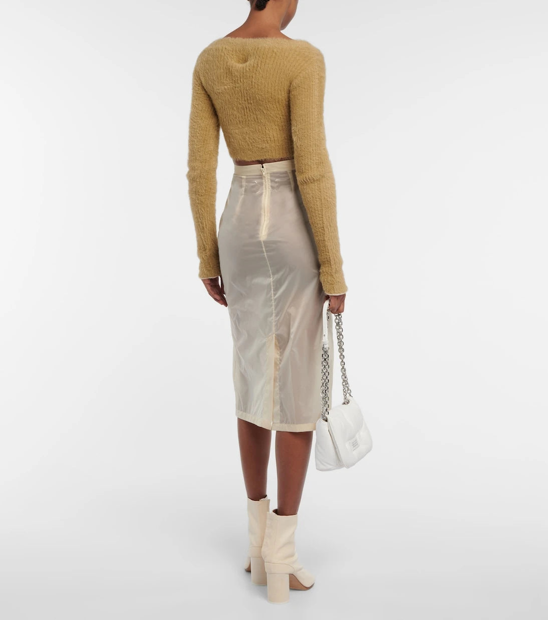 MM6 Maison Margiela - Knit crop top