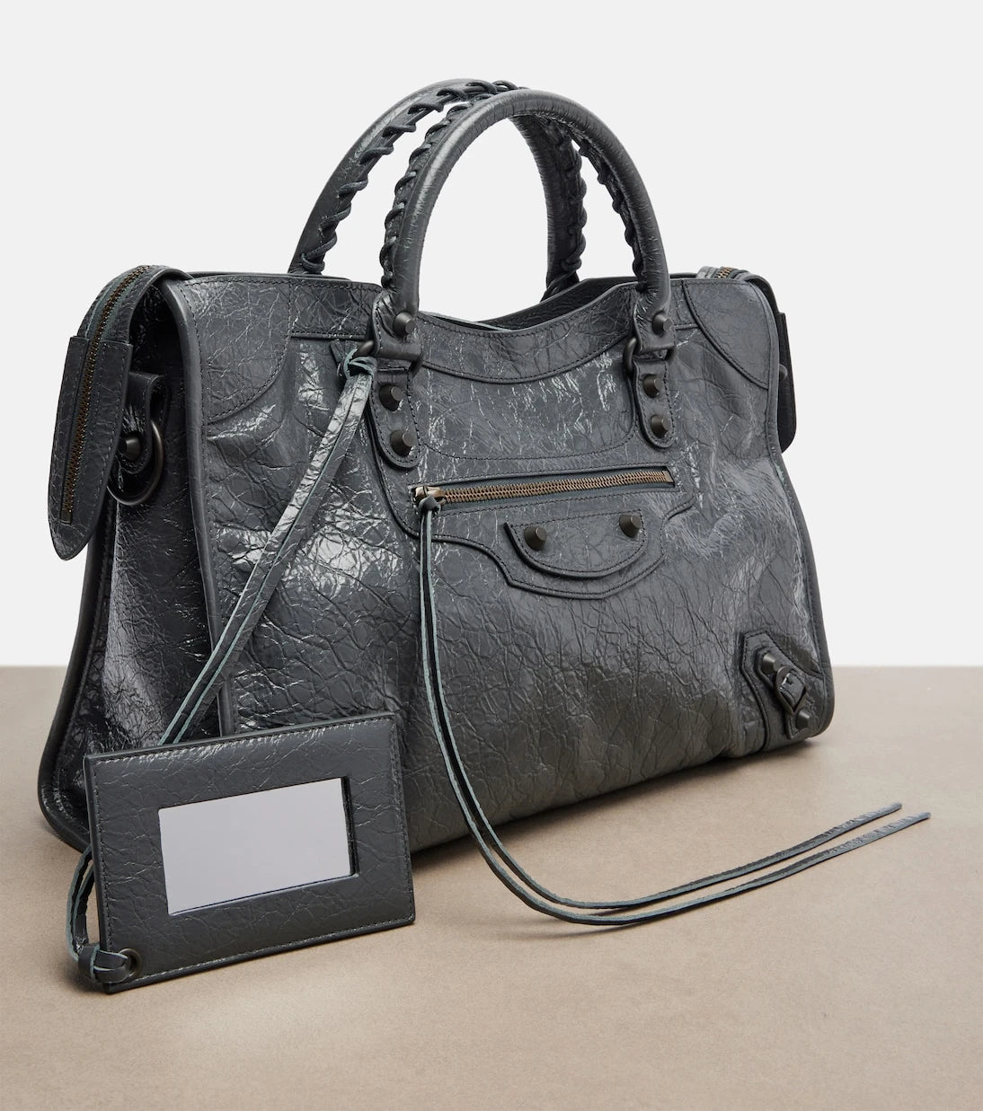 Balenciaga - Le City leather top-handle bag
