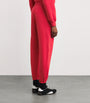 Cotton-Blend Polo Pony Sweatpants DEEP ORANGEY RED
