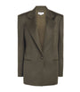 Stella McCartney Green Wool Tailored Blazer