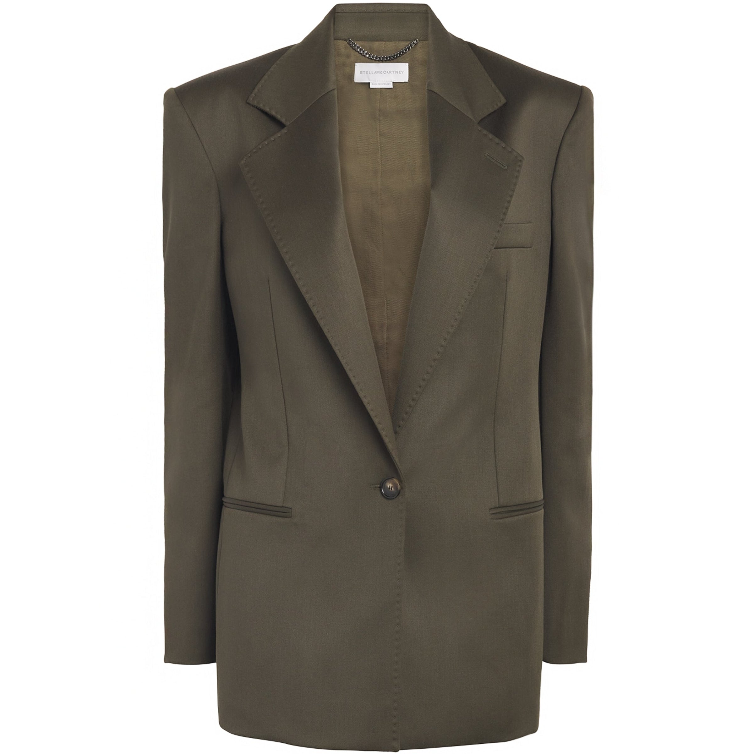 Stella McCartney Green Wool Tailored Blazer