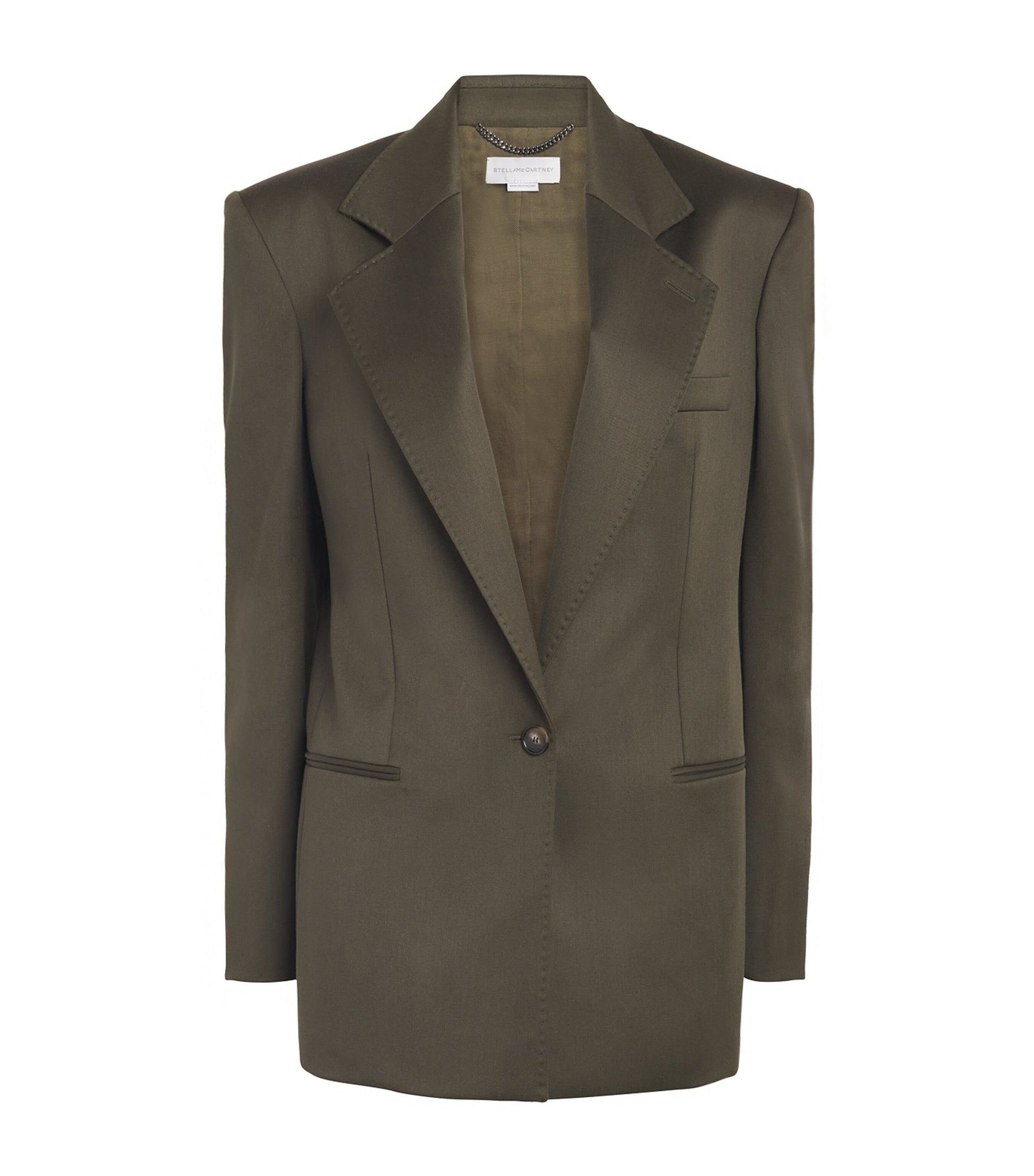 Stella McCartney Green Wool Tailored Blazer