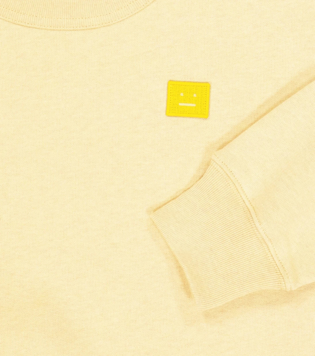 Acne Studios Kids - سويت شيرت من القطن جيرسيه بطبعة وجه