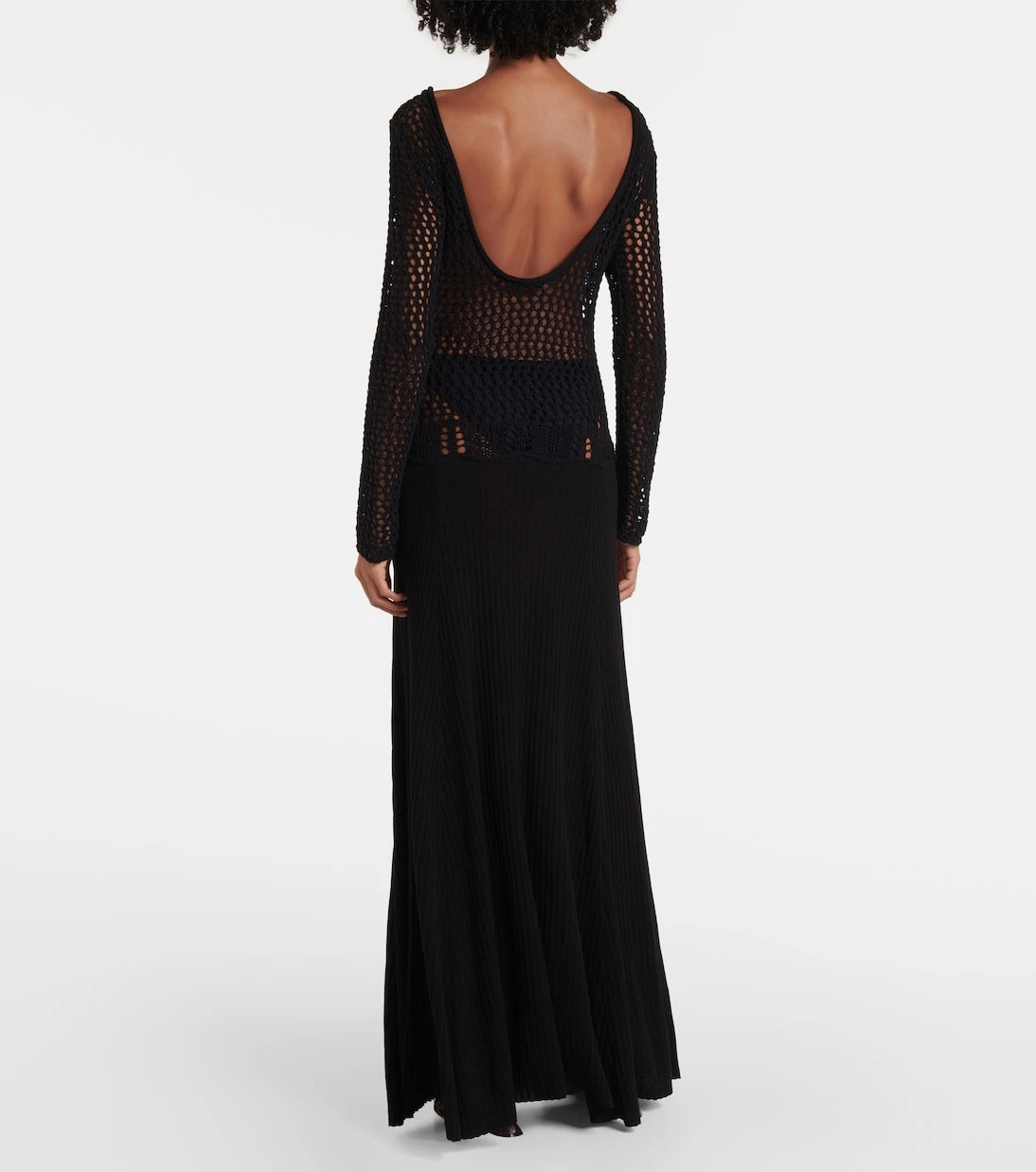 Christopher Esber - Sheer cotton-blend maxi dress