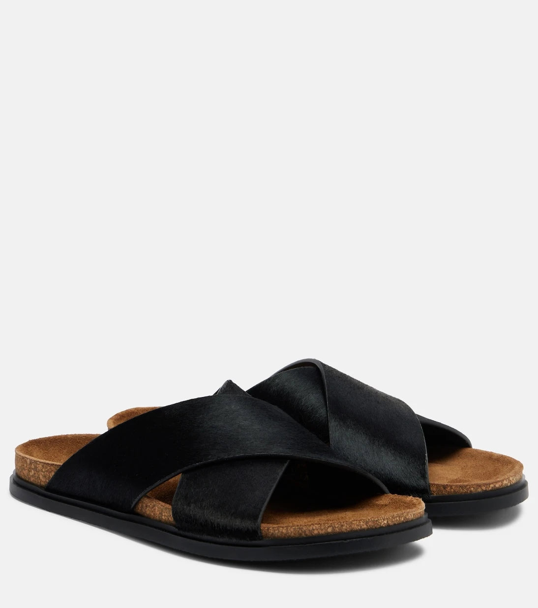 The Row - Cross calf hair sandals