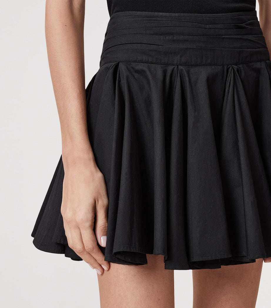 Black Tulip Mini Skirt