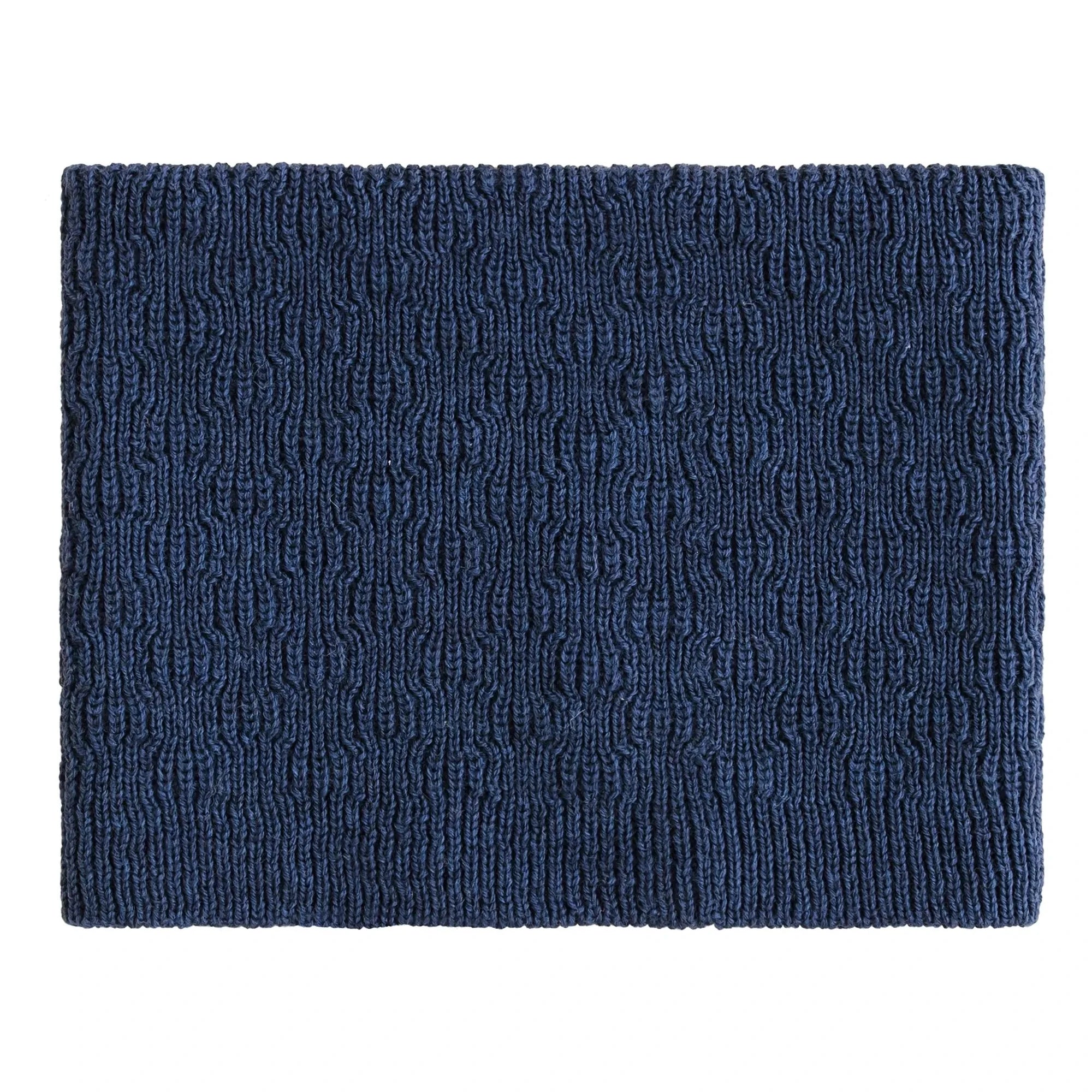 Hvid - Gigi Merino Wool Snood | Navy blue