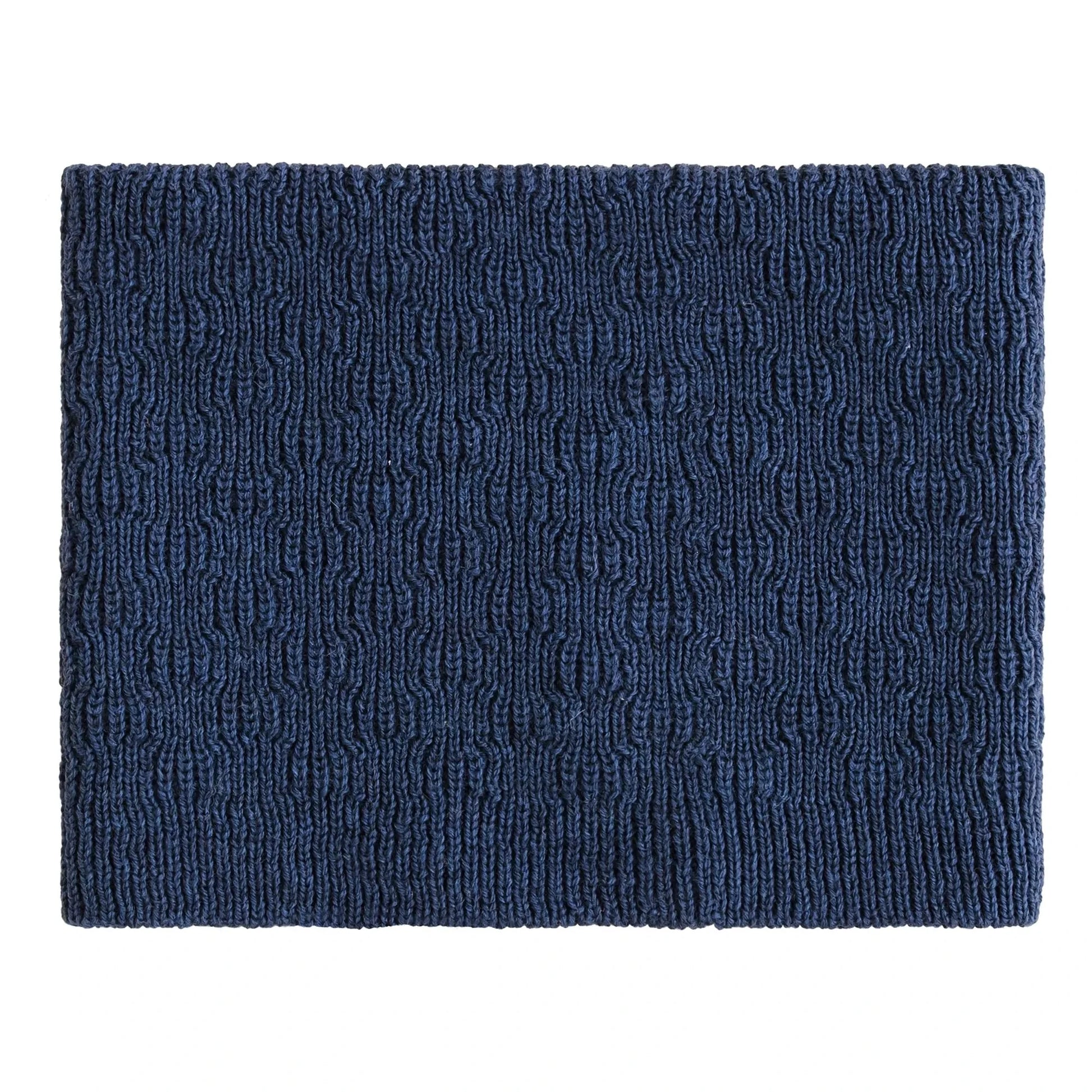 Hvid - Gigi Merino Wool Snood | Navy blue