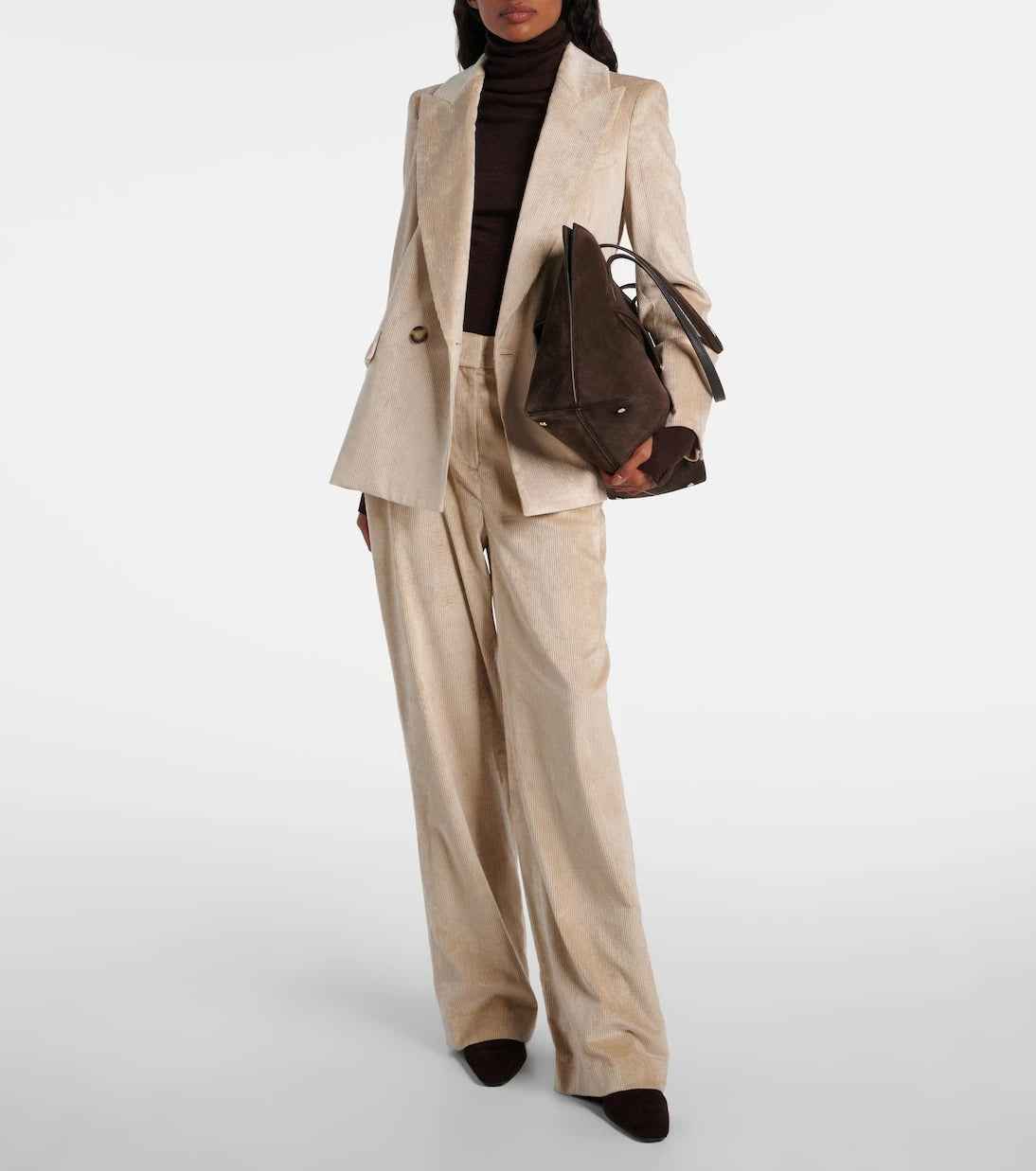 Veronica Beard - Sevyn double-breasted cotton-blend corduroy blazer