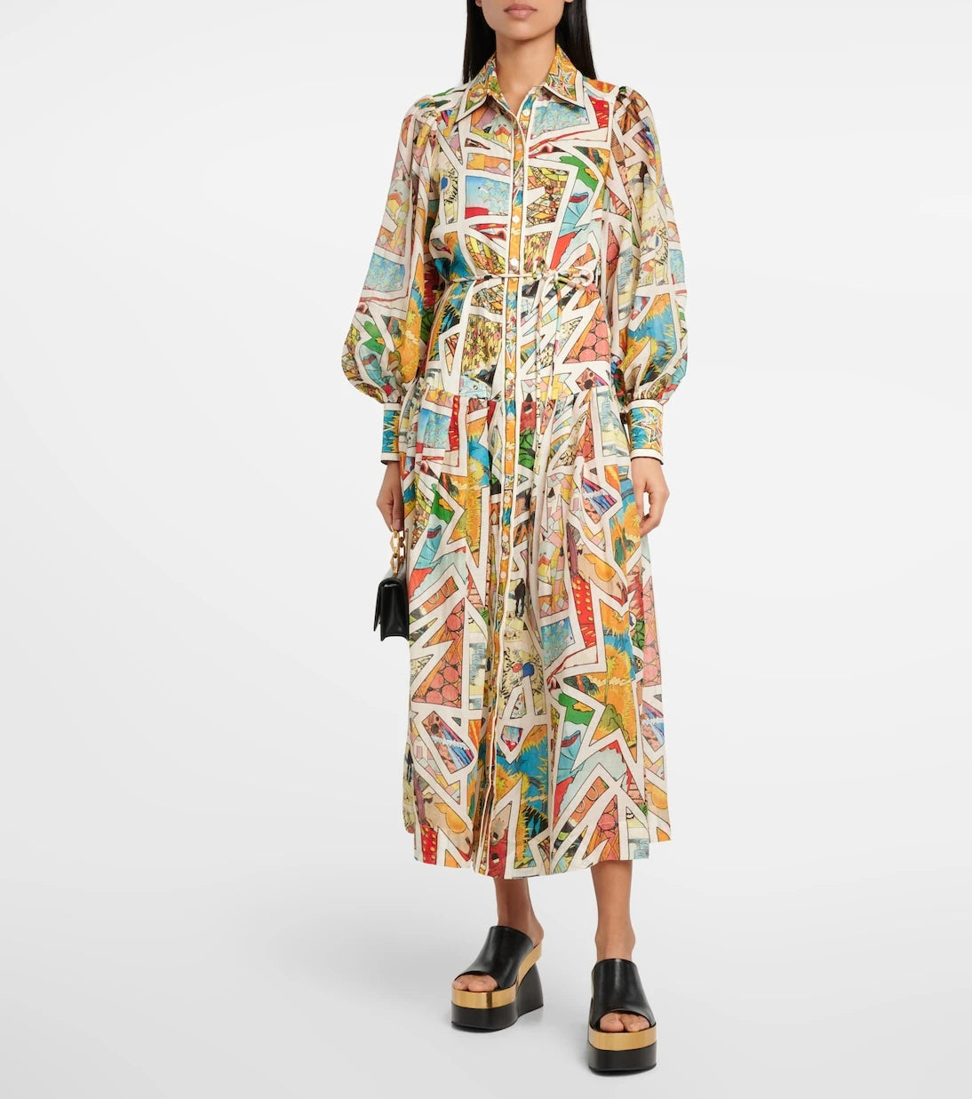 Alémais - Star Man linen shirt dress