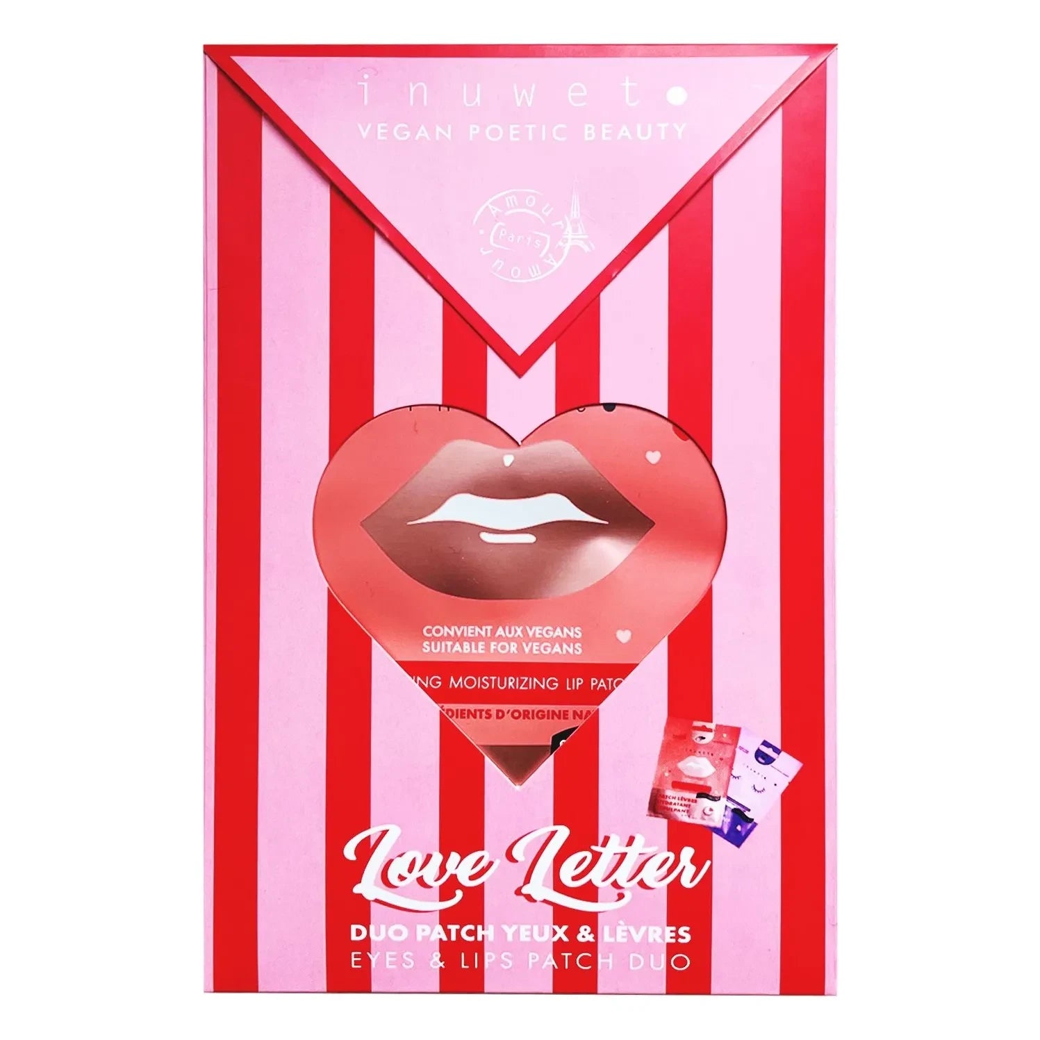 Inuwet - Love letter eye and lip patch set