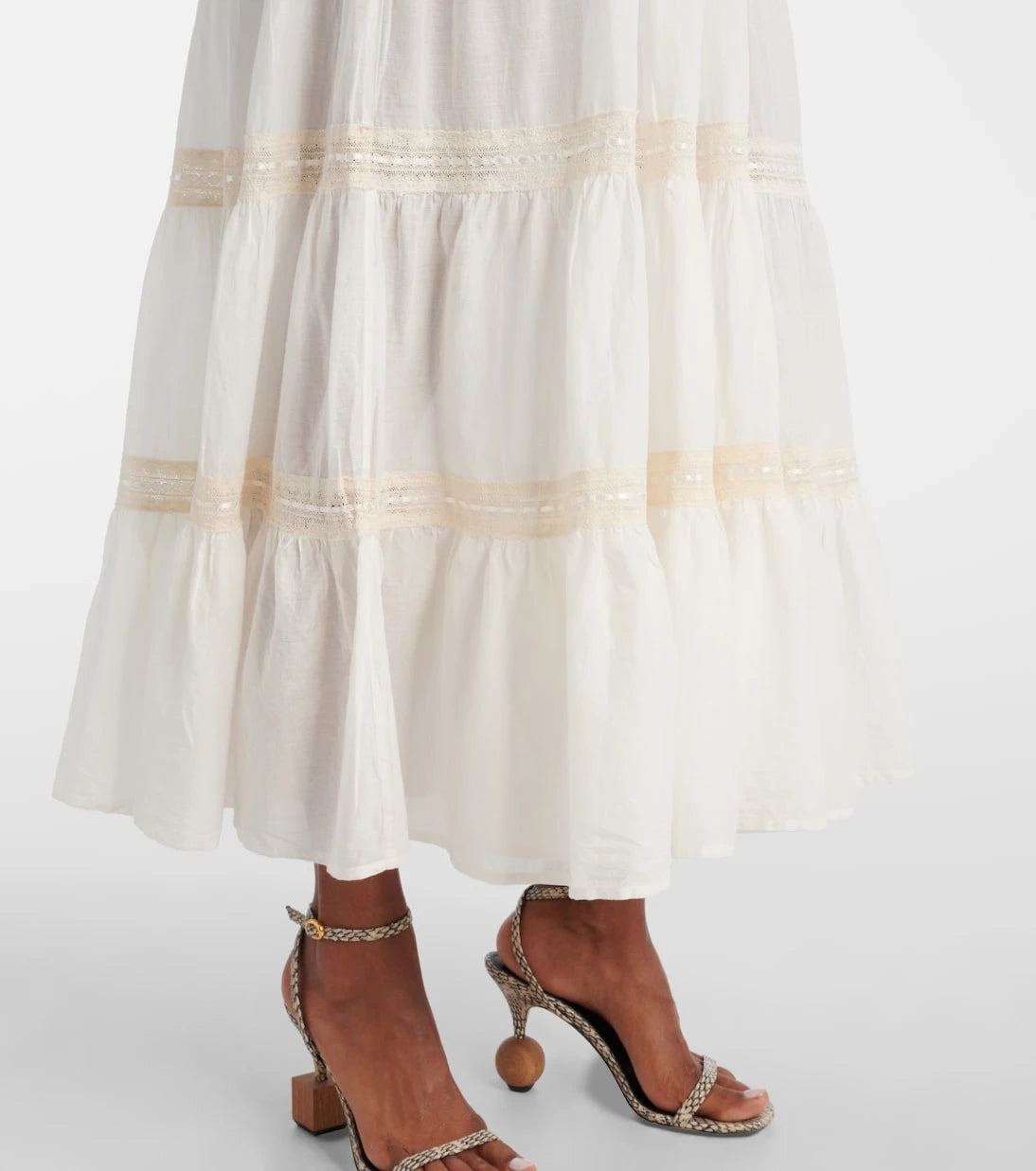 Rixo - Aubrie tiered cotton voile maxi dress