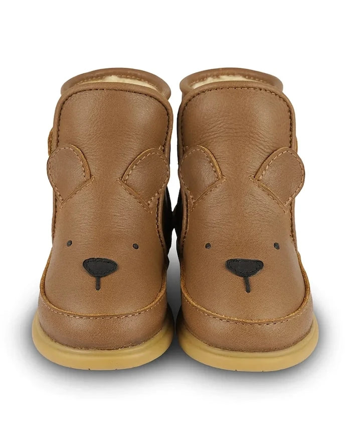 Donsje Dubu Classic Shoes Bear Çocuk Deri Kışlık Botlar