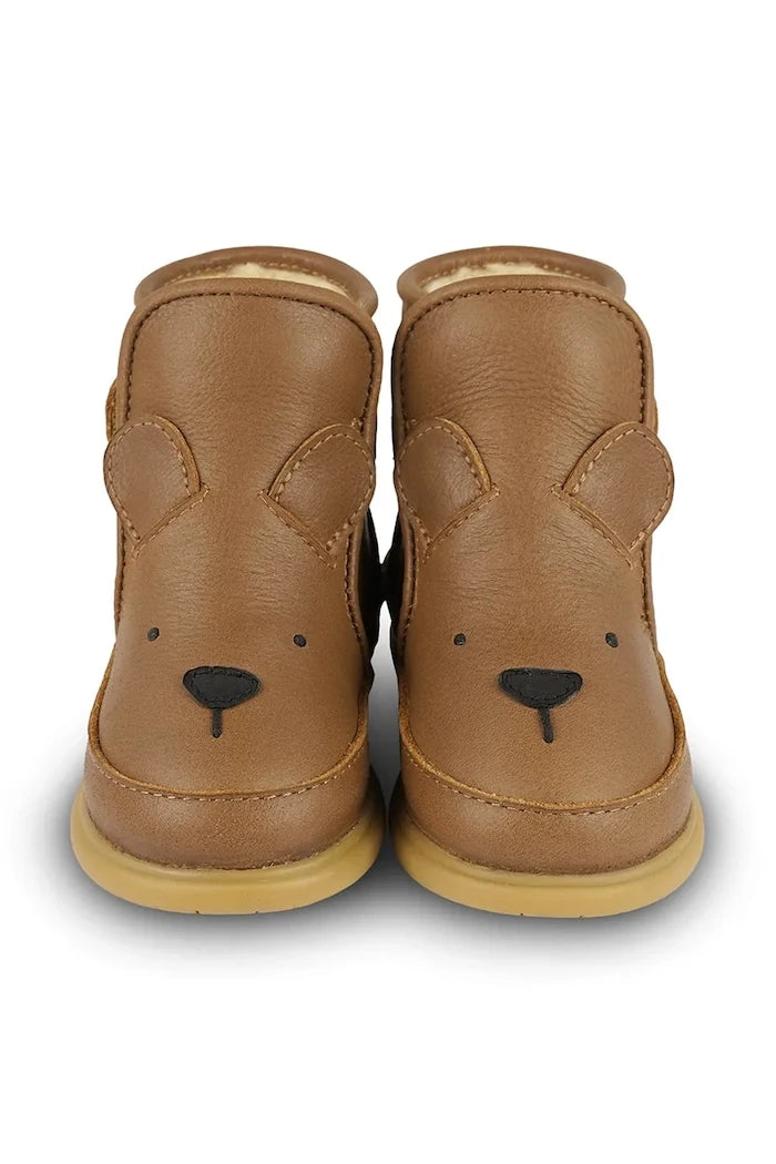 Donsje Dubu Classic Shoes Bear Çocuk Deri Kışlık Botlar