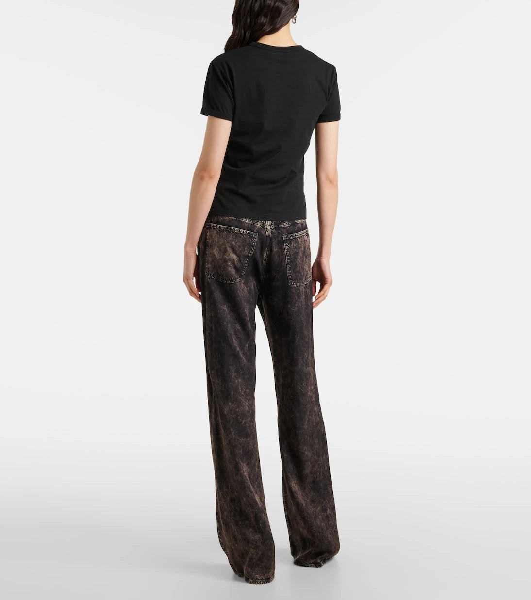 Acne Studios - Layered logo cotton jersey T-shirt