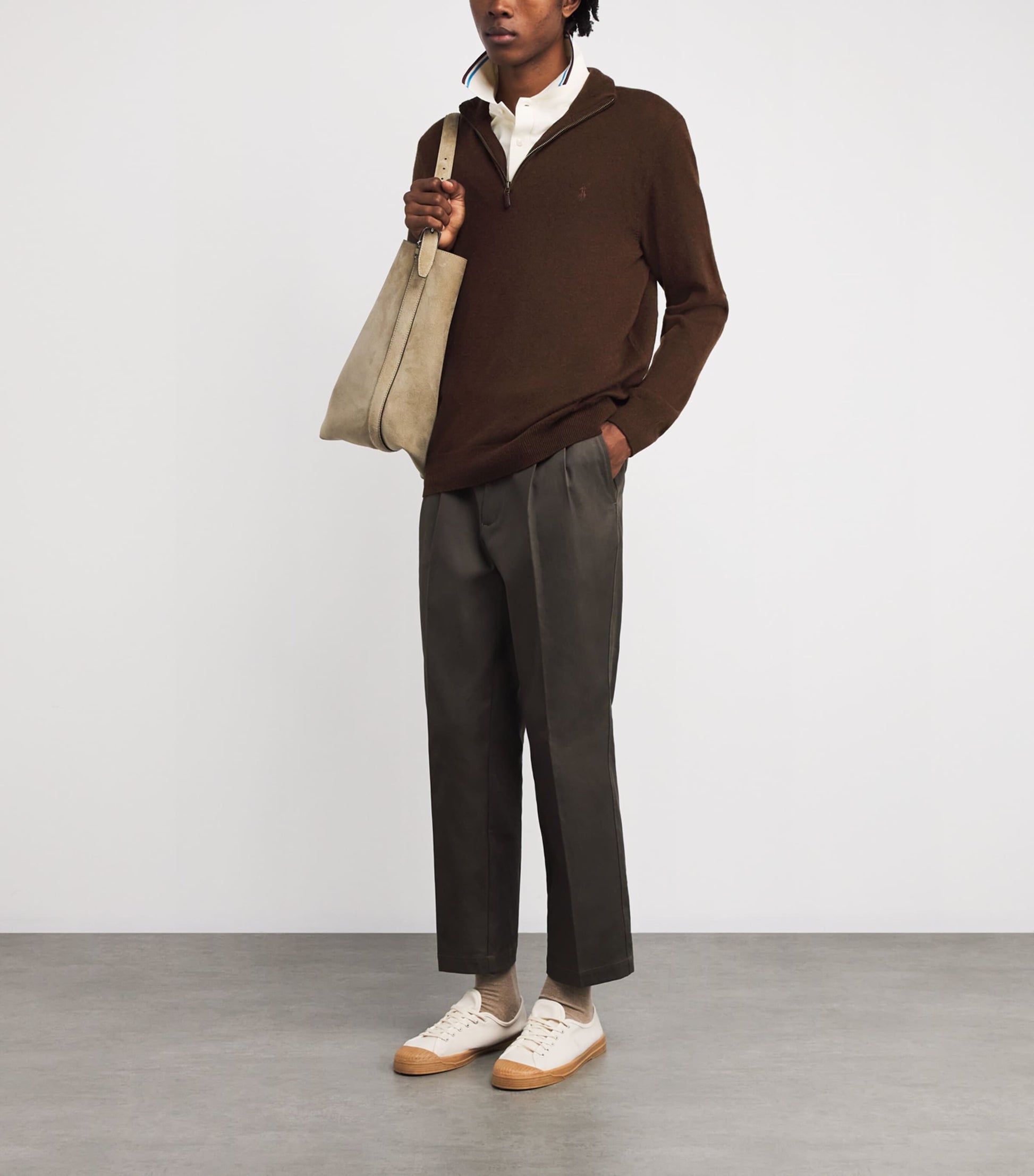 Polo Ralph Lauren Merino Wool Lorelle Quarter-Zip Sweater