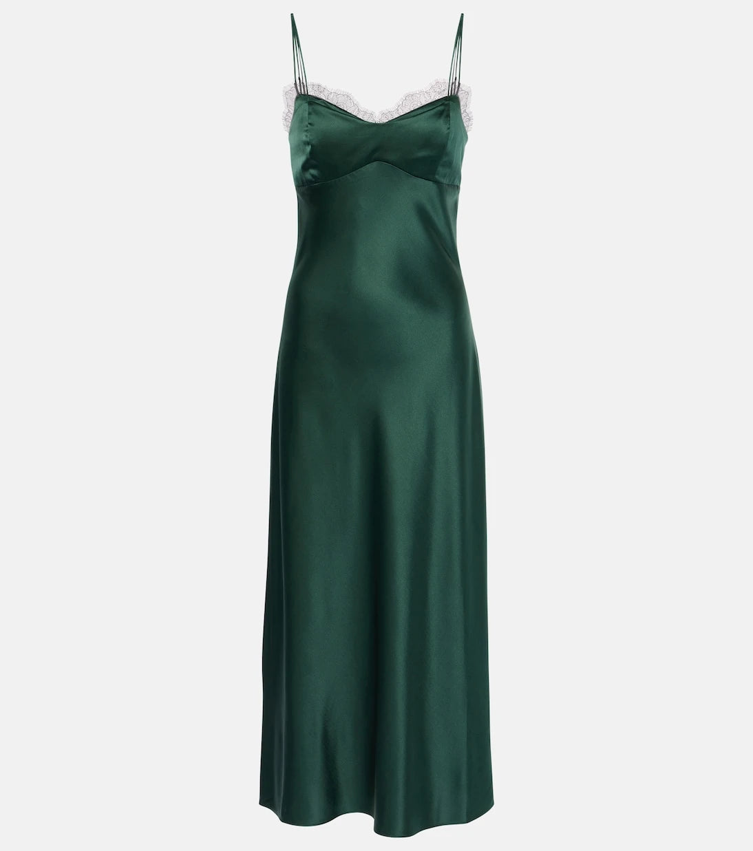 Veronica Beard - Bixie silk-blend satin slip dress