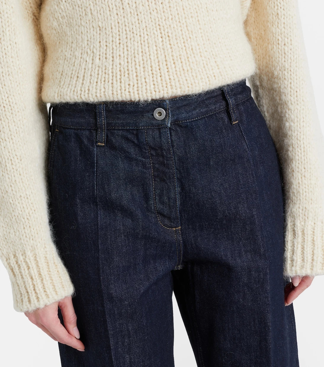 Jil Sander - Geniş paça jean