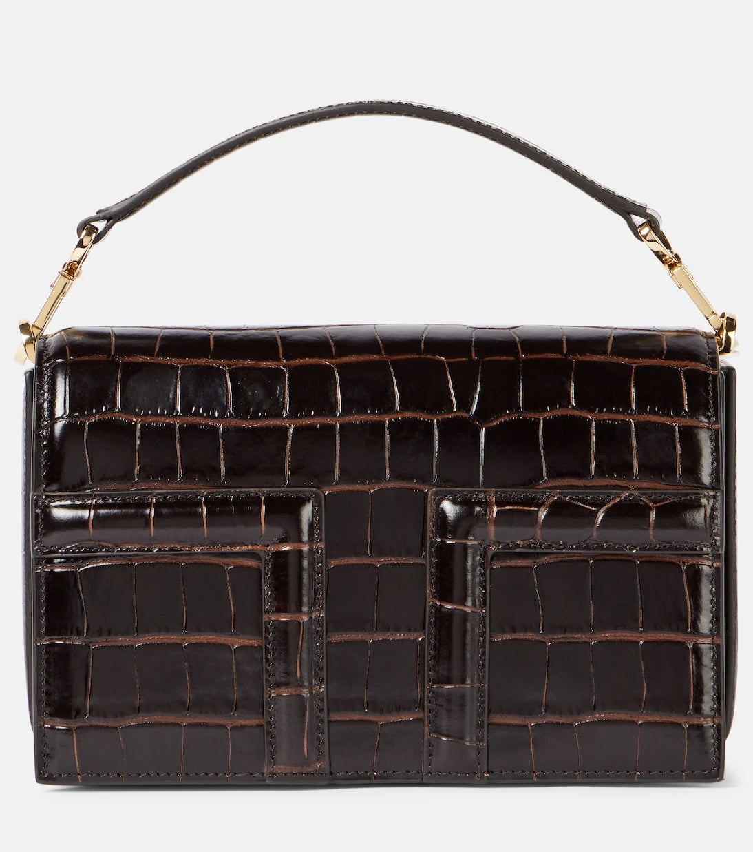 Toteme - T-Flap Mini croc-effect tote bag
