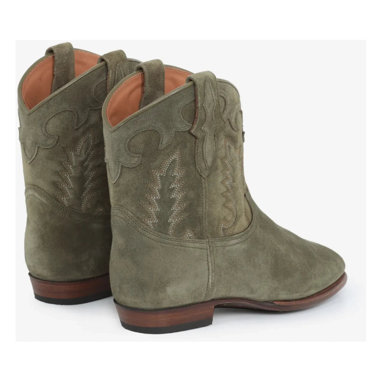 Shiloh Heritage - Early Midnight Suede Boots | Khaki