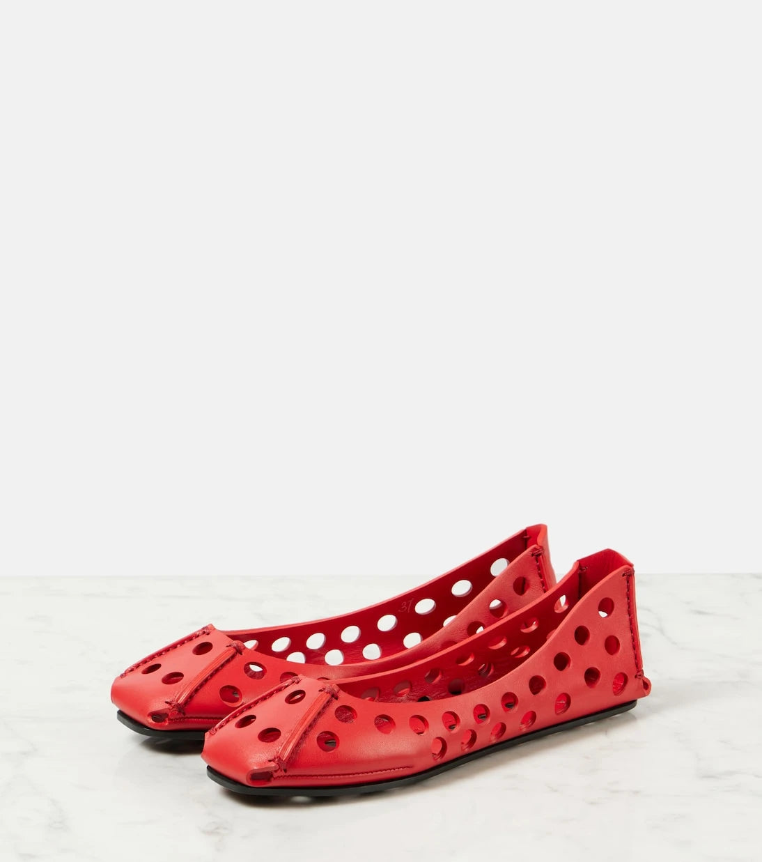 Alaïa - Leather ballet flats