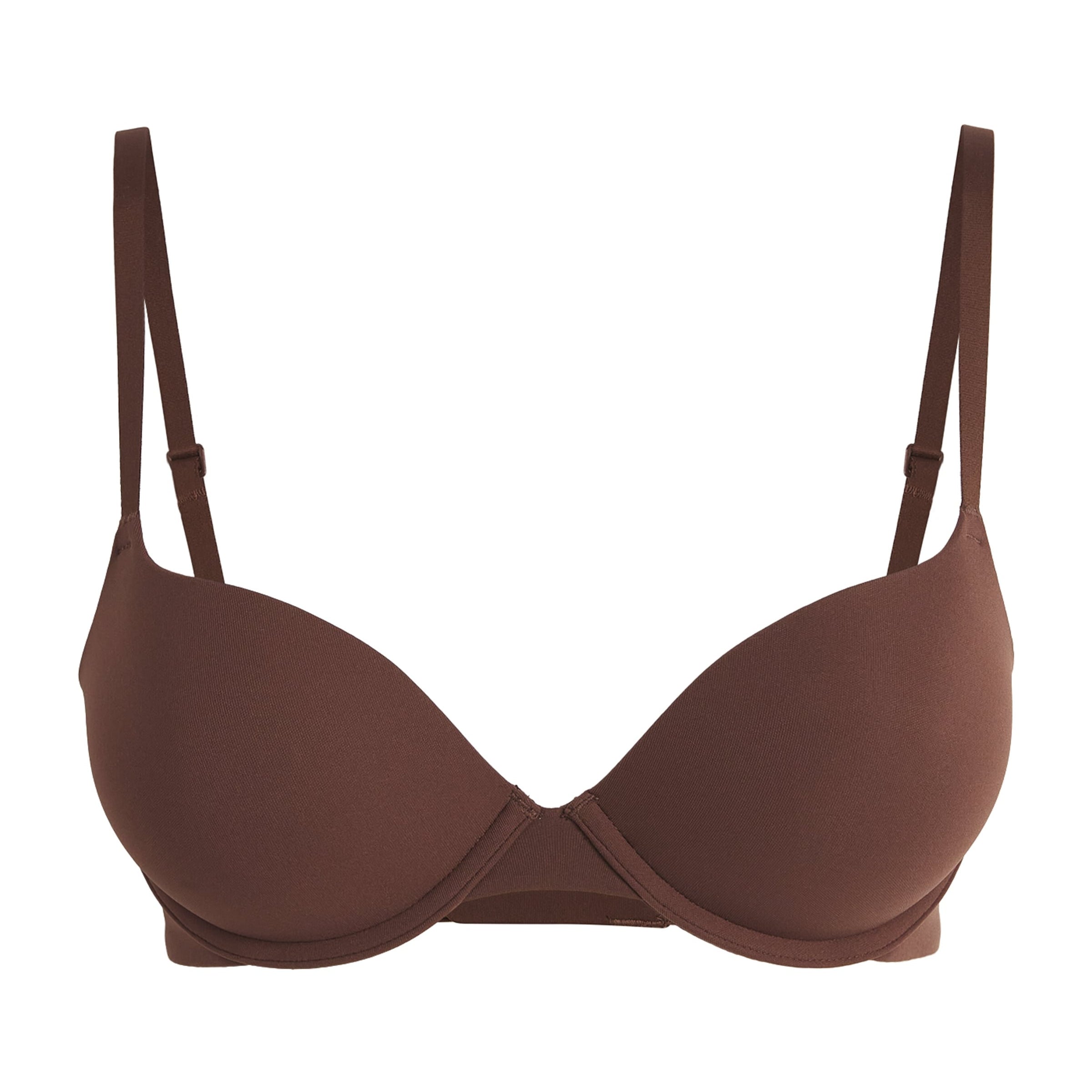 Skims Brown Fits Everybody Push-Up Demi Bra