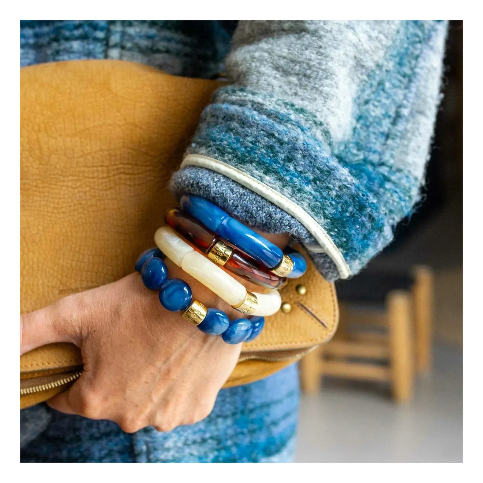 Parabaya - Igarape 3 bracelet | Dark red