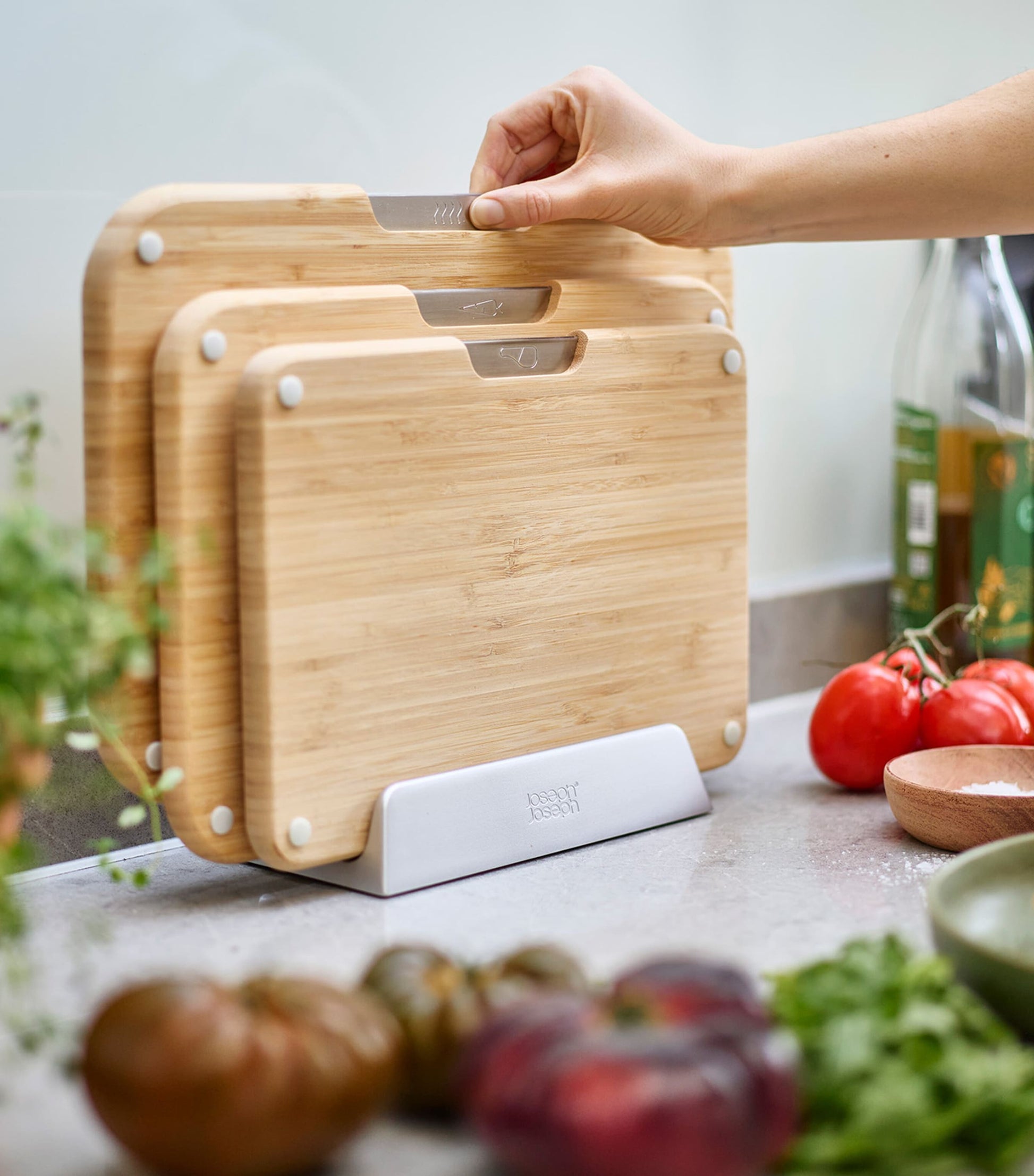 Set of 3 Bamboo Nest Chopping Boards