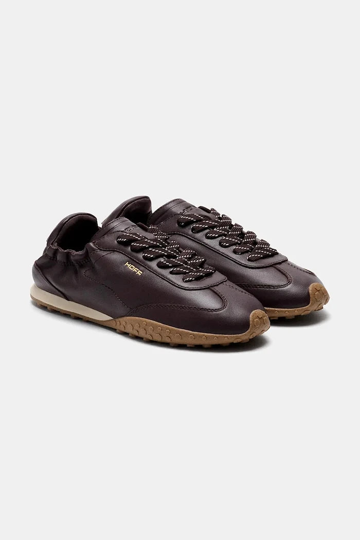 Hoff BRIDGE NAPPA CHOCOLATE kadın deri sneaker