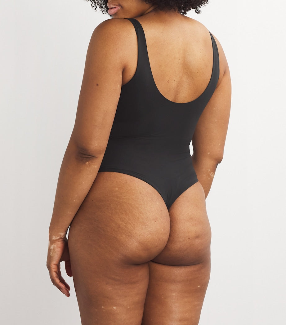 Black Fits Everybody Square-Neck Bodysuit