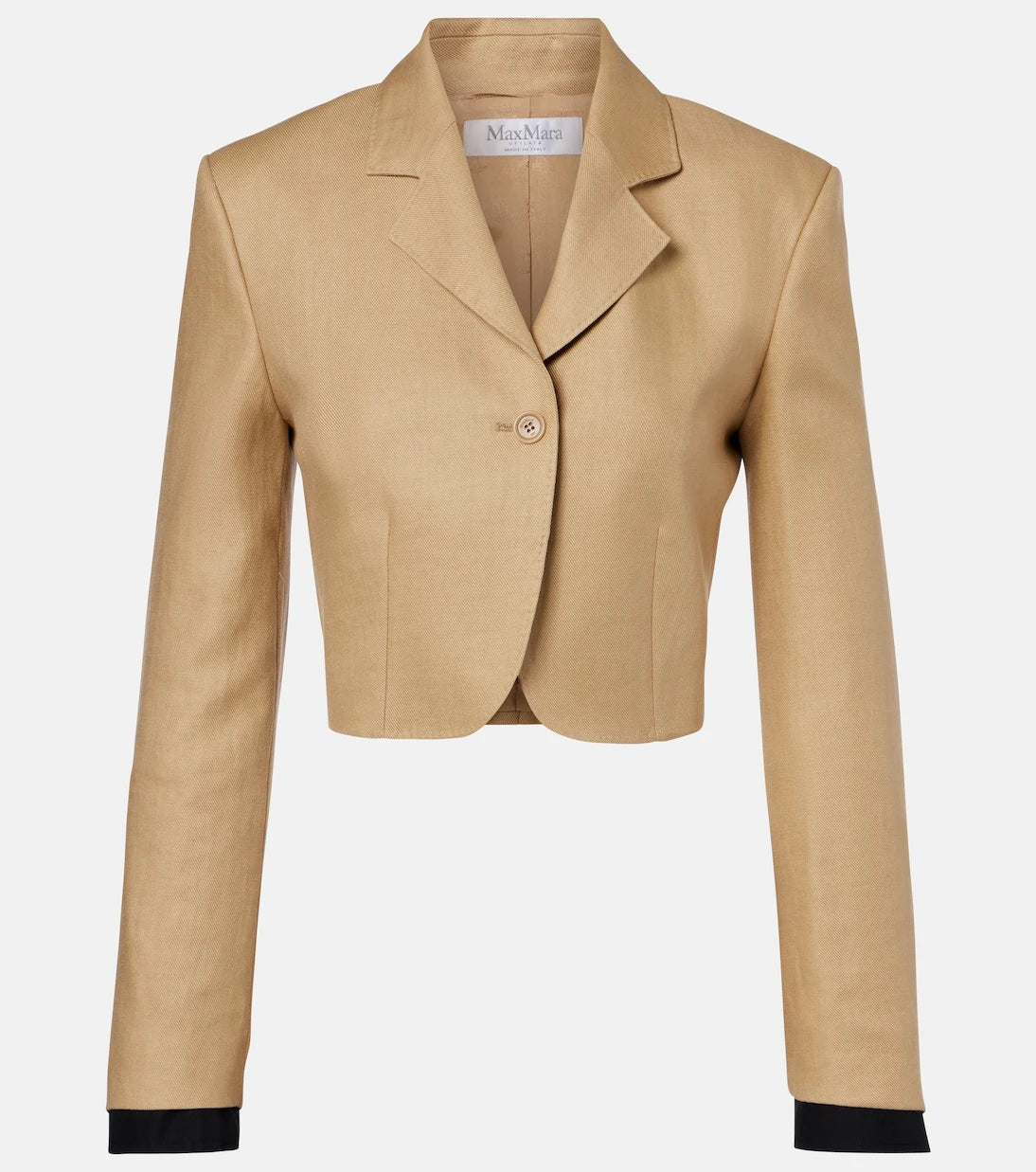 Max Mara - Buono cropped linen blazer