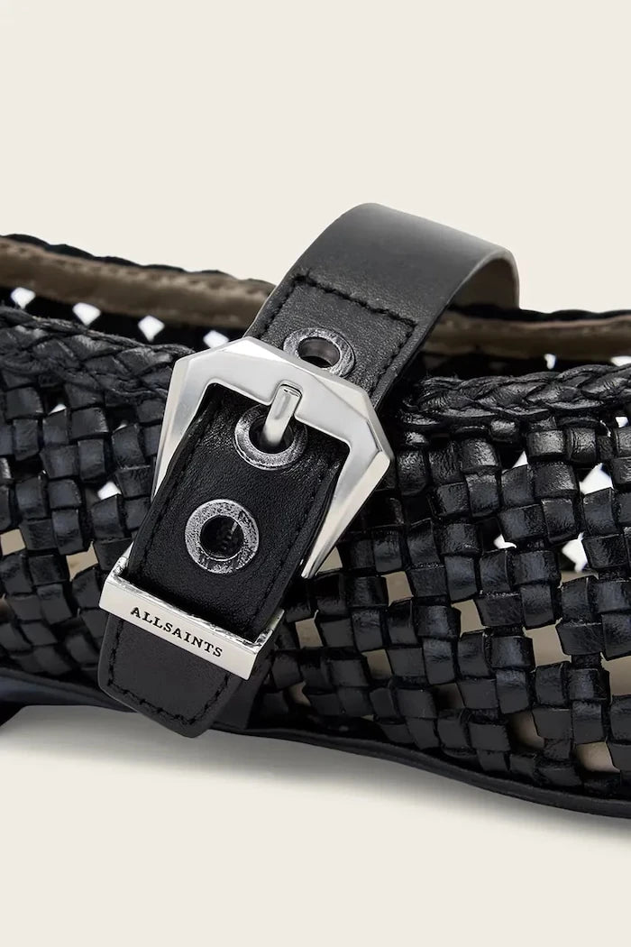 AllSaints балеринки от кожа Sabine Woven Flat