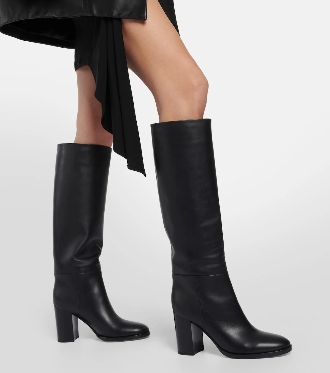 Gianvito Rossi - Santiago knee-high leather boots