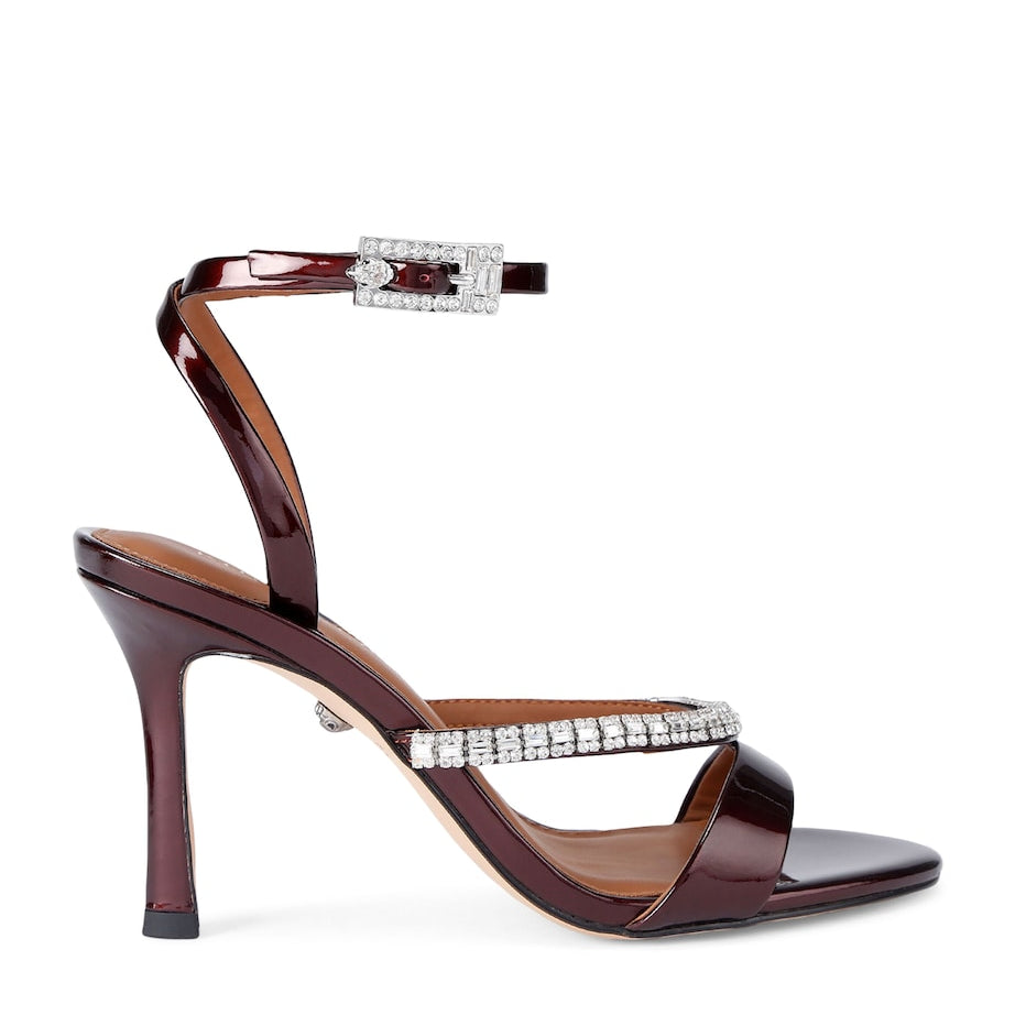 Patent Leather Embellished Sandals 95