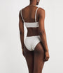 Ulla Johnson White Dani Mid-Rise Bikini Bottoms