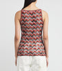 Missoni Red Swirl Zigzag Tank Top