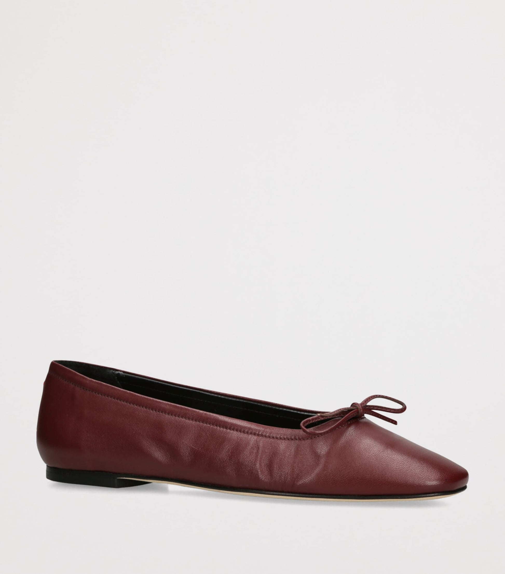 Leather Delfina Ballet Flats
