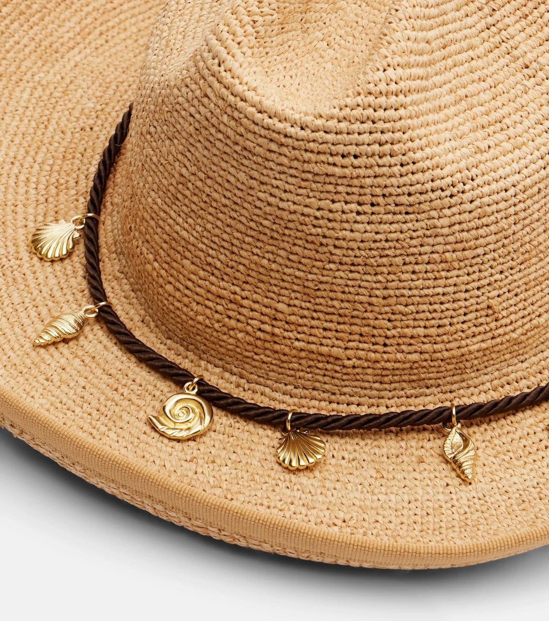 Oséree - Embellished raffia cowboy hat