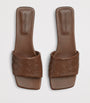 Bottega Veneta Brown Leather Parco Mules