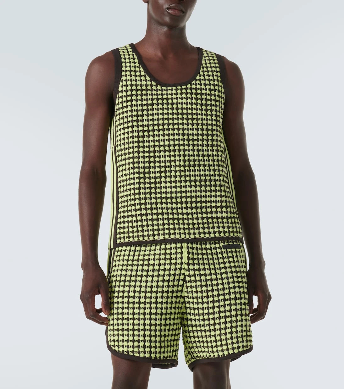 Adidas - x Wales Bonner waffle-knit vest