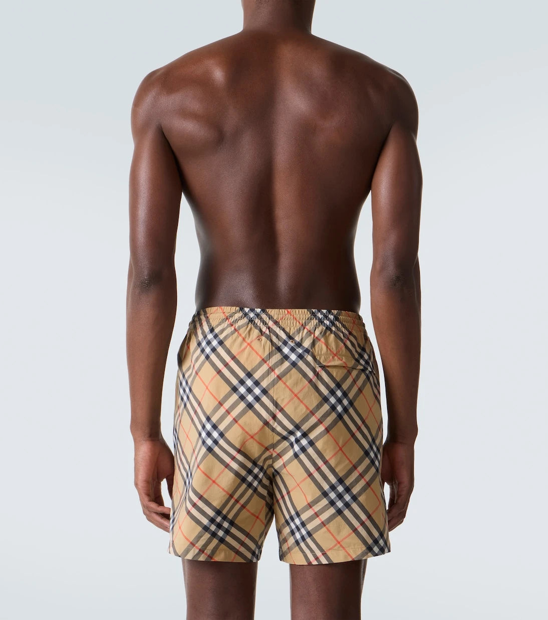 Burberry - Burberry Check swim trunks